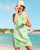 SLEEVELESS ROSEE DRESS, RESORT WHITE-Lilly Pulitzer