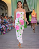 Elyse Stretch maxi Dress, Resort White-Lilly Pulitzer