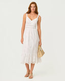 Tiah Midi Dress, Resort White Dancing Daisies-Lilly Pulitzer