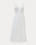 Tiah Midi Dress, Resort White Dancing Daisies-Lilly Pulitzer