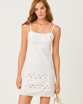 HALIEY DRESS, RESORT WHITE-Lilly Pulitzer