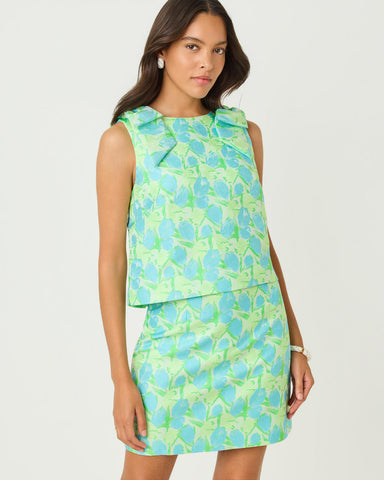ANNALEESE SLEEVELESS CROP, CAPRI BLUE-Lilly Pulitzer