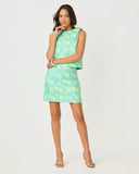 Kels Mini Skirt, Capri Blue Tulip Tango Jacquard-Lilly Pulitzer