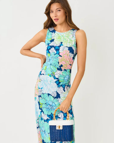 Carolita Maxi dress, Starlight Navy-Lilly Pulitzer