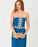 Kristella Maxi Dress, Nassau Blue-Lilly Pulitzer