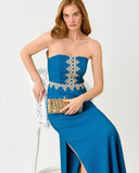 Kristella Maxi Dress, Nassau Blue-Lilly Pulitzer