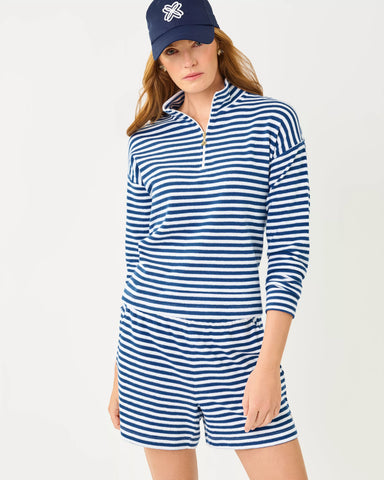 Cain Short- Starlight Navy St Tropez Stripe-Lilly Pulitzer