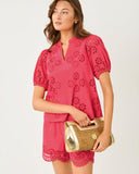 CASTINE SHORT SLEEVE TOP, PARADISE PUNCH-Lilly Pulitzer