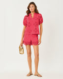 KILAH EYELET SHORT, PARADISE PUNCH