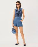 Fenly Sleeveless Top, Indigo Chambray