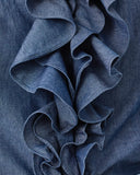 Fenly Sleeveless Top, Indigo Chambray
