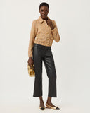 GWYNNIE BOUCLE JACKET, ICED LATTE