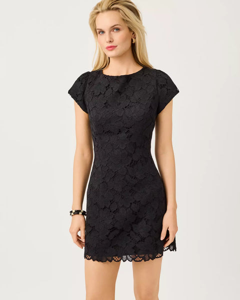 Jules Short Sleeve Romper, Noir