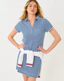 Dune Short Sleeve Dress, Starlight Navy-Lilly Pulitzer