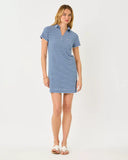 Dune Short Sleeve Dress, Starlight Navy-Lilly Pulitzer