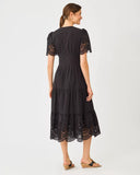Wayland Midi Dress, Noir