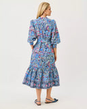 Drena Midi Dress, Multi Paisley Parade Engineered Woven Shirtdress