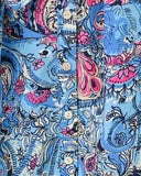 Drena Midi Dress, Multi Paisley Parade Engineered Woven Shirtdress