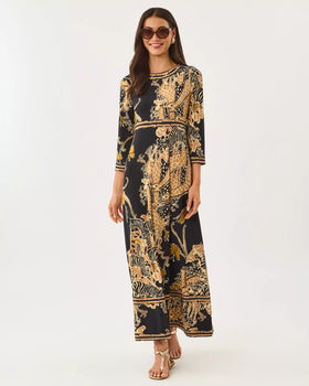 Solana Maxi Dress, Onyx-Lilly Pulitzer