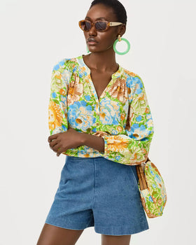 Sarissa Stretch Denim Short - Sympeony Wash-Lilly Pulitzer