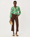 28" Annet Crop Flare Knit Microsuede Pant, Coco Beach-Lilly Pulitzer