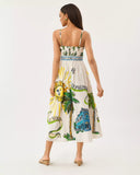 Wendley Midi Dress - Coconut Oversized Key West Toile Engineered Wove-Lilly Pulitzer