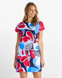 Jc Ella Dress, Mod Garden Navy-Jude Connally