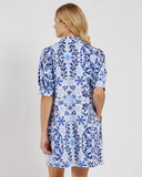 Jude Connally Emerson Dress, French Tile White-Jude Connally