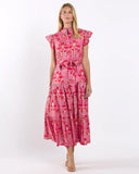 Mirabelle Dress, Imperial Garden Peony/Gold-Jude Connally