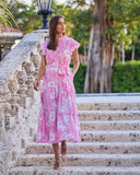 Mirabelle Dress, Painted Paisley Peony-Jude Connally