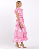 Mirabelle Dress, Painted Paisley Peony-Jude Connally