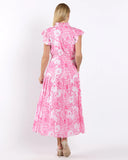 Mirabelle Dress, Painted Paisley Peony-Jude Connally