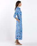 JC Minna Dress, Heritage Chains Peri/ Gold-Jude Connally