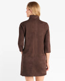 JC Callie Faux Suede, Espresso