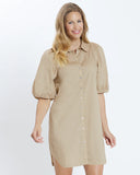 JC Lovey Dress, Sand-Jude Connally