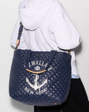 MZ Wallace Large Metro Tote Deluxe, Anchor-MZ Wallace