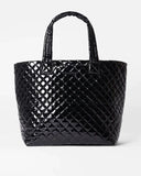 MZ Wallace Large Metro Tote Deluxe Black Lacquer-MZ Wallace