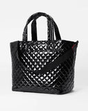 MZ Wallace Large Metro Tote Deluxe Black Lacquer-MZ Wallace