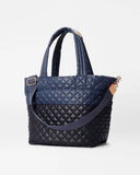 MZ Wallace Medium Metro Tote Deluxe, Black Navy-MZ Wallace