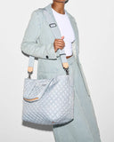 MZW Metro Tote Deluxe Medium, Chambray-MZ Wallace