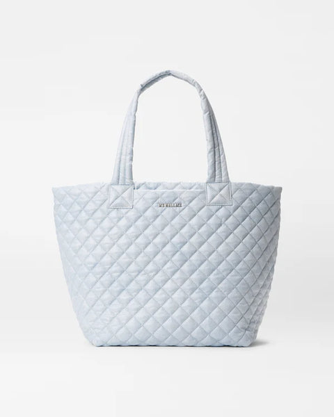 MZW Metro Tote Deluxe Medium, Chambray-MZ Wallace