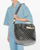 MZ Wallace Metro Tote Deluxe, Pewter Metallic-MZ Wallace