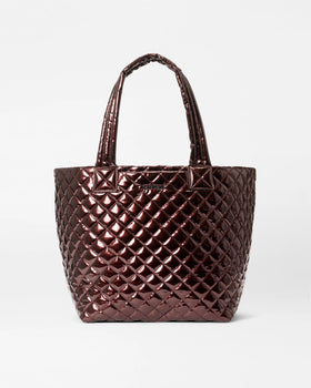 MZW Metro Tote Deluxe-Lacquer, Bordeaux-MZ Wallace