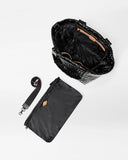 MZ WAllace Medium Metro Tote Deluxe-Black Lacquer-MZ Wallace