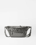 MZ Wallace Crosby Crossbody Sling, Pewter Metallic-MZ Wallace