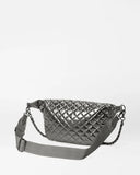 MZ Wallace Crosby Crossbody Sling, Pewter Metallic-MZ Wallace