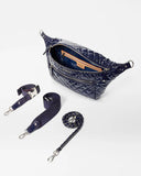 MZ Wallace Crosby Crossbody Sling, Navy Lacquer-MZ Wallace