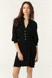 ba&sh Takie Dress, Black-ba&sh