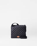 Metro Flat Crossbody, Black