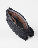 Metro Flat Crossbody, Black